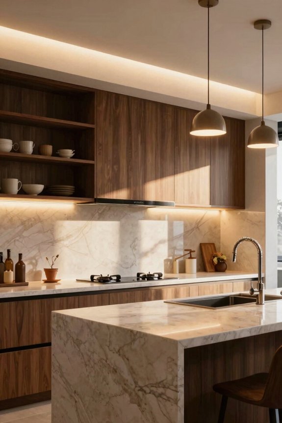 three layer kitchen lighting plan